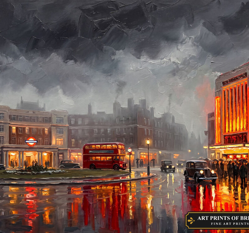 Hendon oil painting print