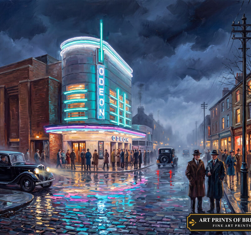 Isleworth Town oil painting print