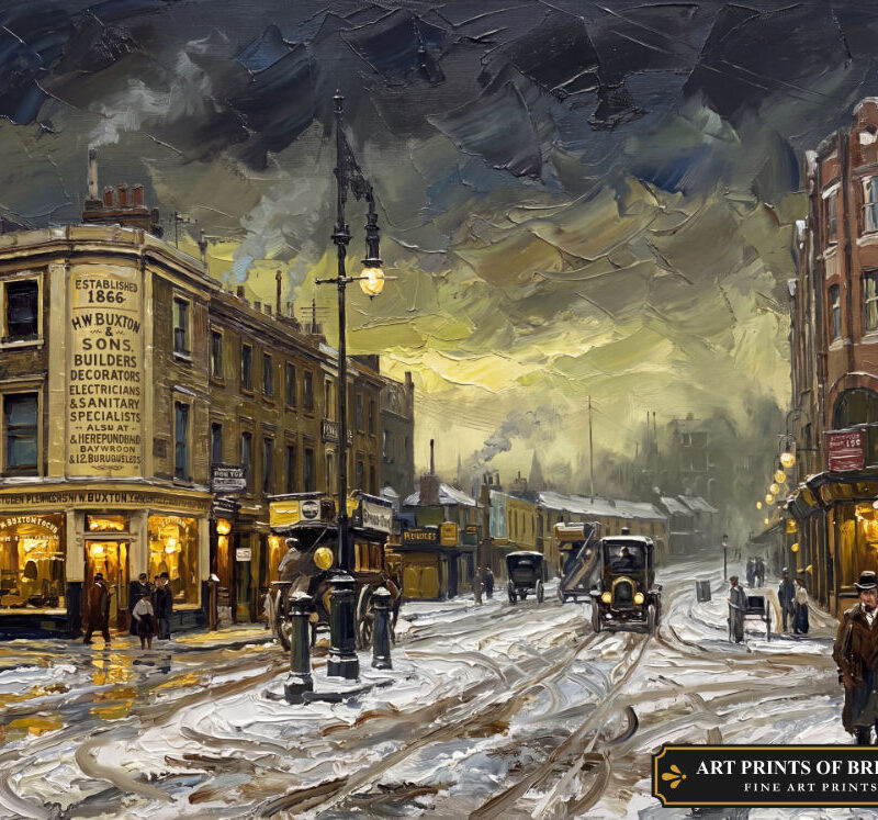 Kilburn Town oil painting print