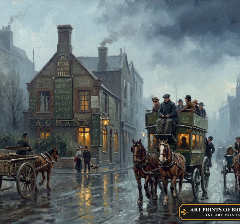 Denmark Hill oil painting print
