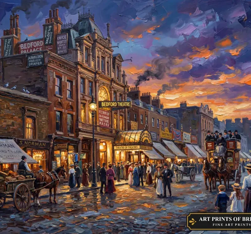 Camden Town oil painting print