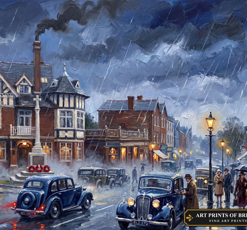 Northwood Town oil painting print