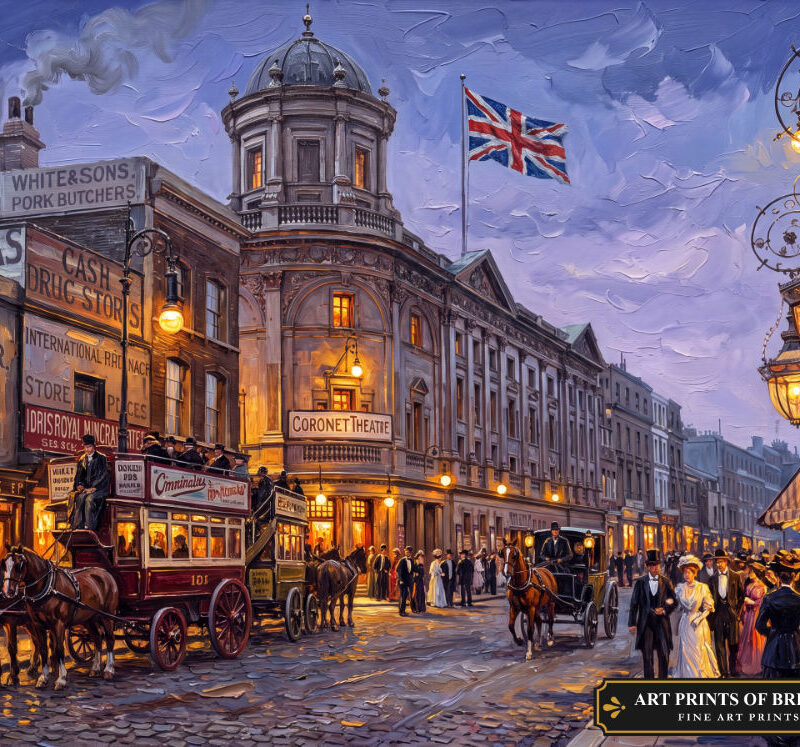 Notting Hill Town oil painting print