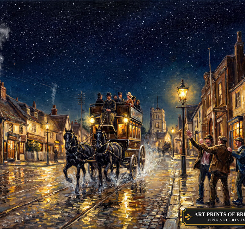 Pinner oil painting print