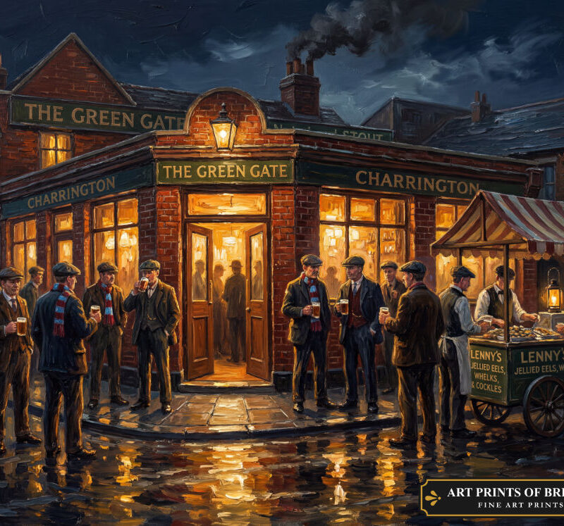 Plaistow oil painting print