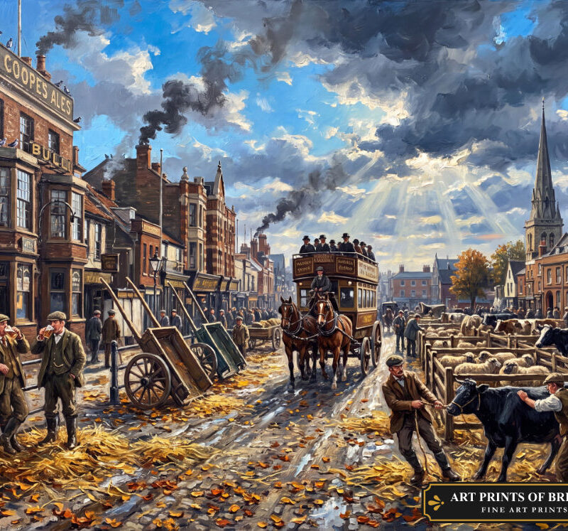 Romford oil painting print