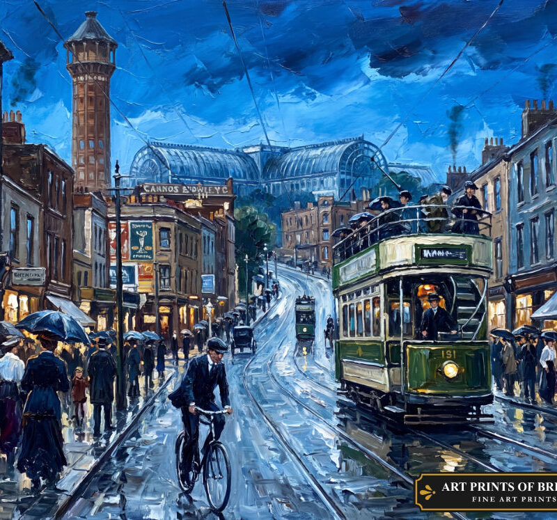 Sydenham Town oil painting print
