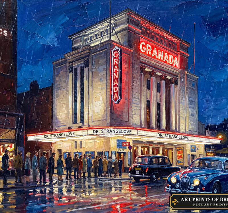 Tooting Town oil painting print