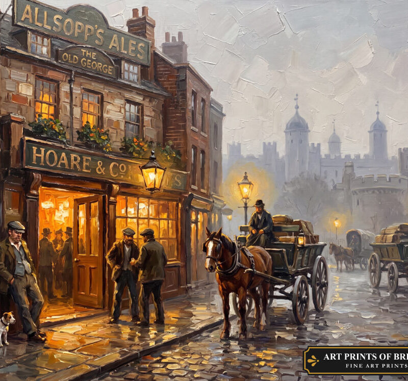 Tower Hill oil painting print
