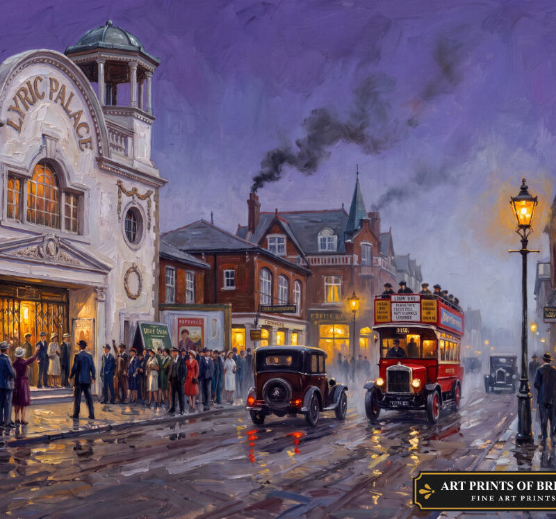 Twickenham oil painting print