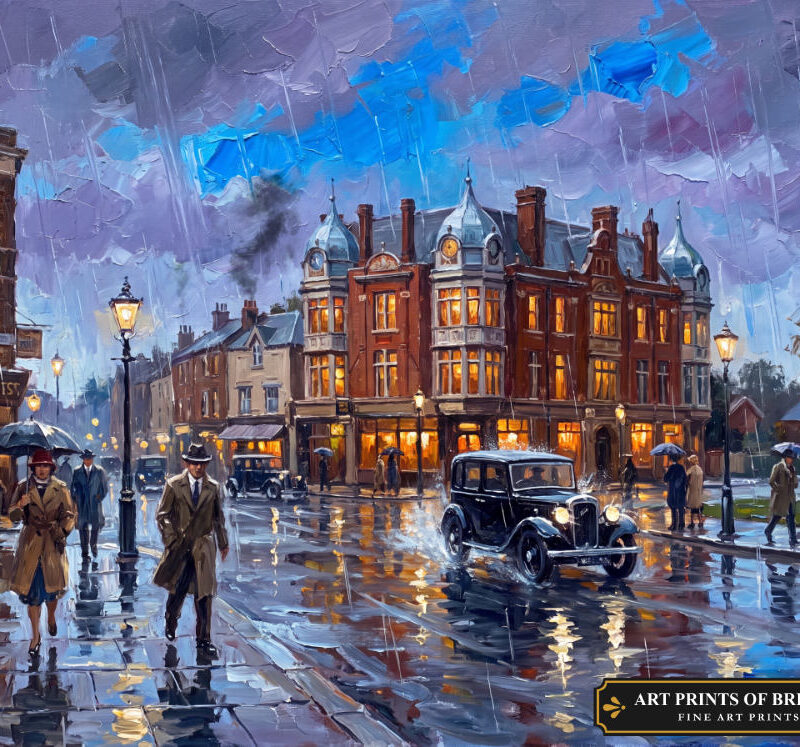 Wanstead oil painting print