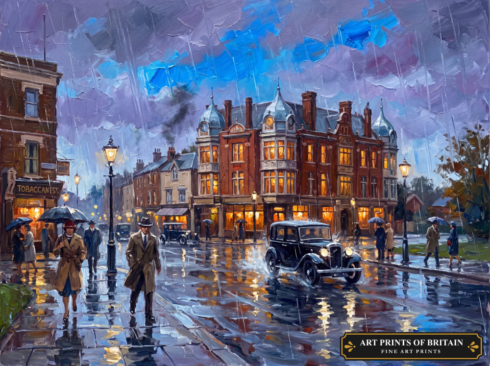 Wanstead oil painting print