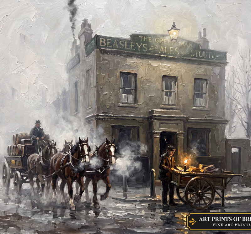 Welling Town,oil painting print