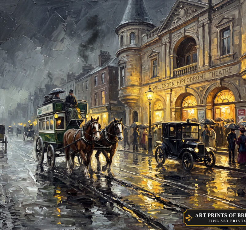 Willesden Town, oil painting prints