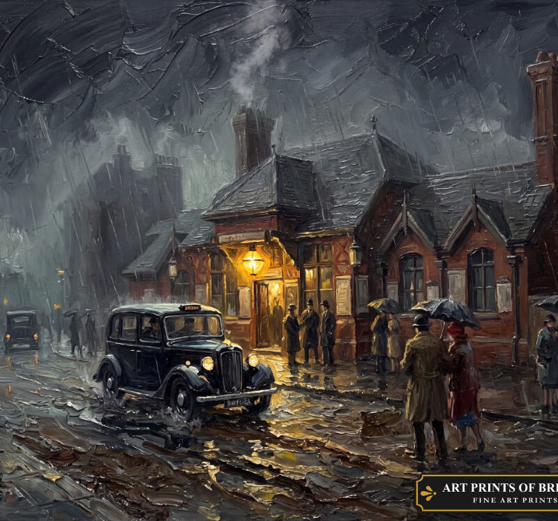Willesden Green, oil painting prints