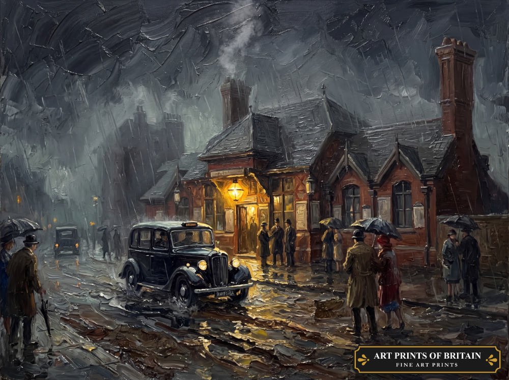Willesden Green, oil painting prints