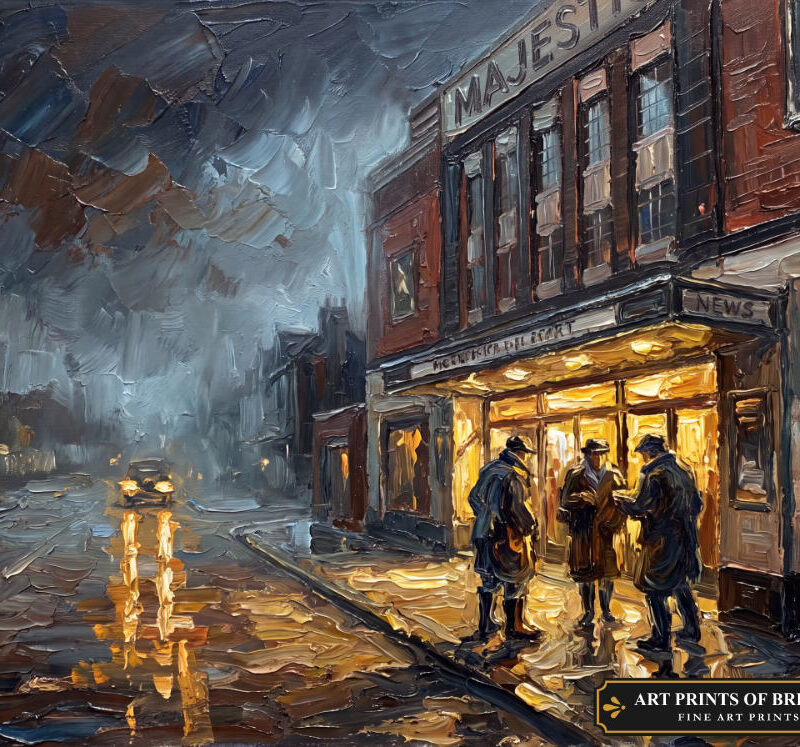 Woodford Town, oil painting prints