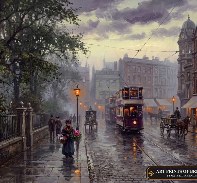 Camberwell green oil painting print