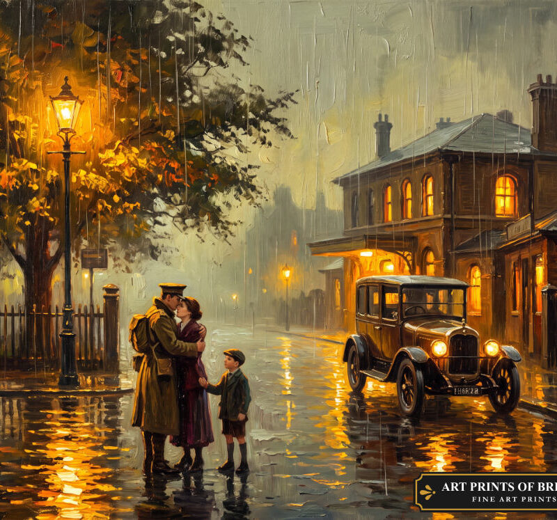 Gunnersbury Town oil painting print