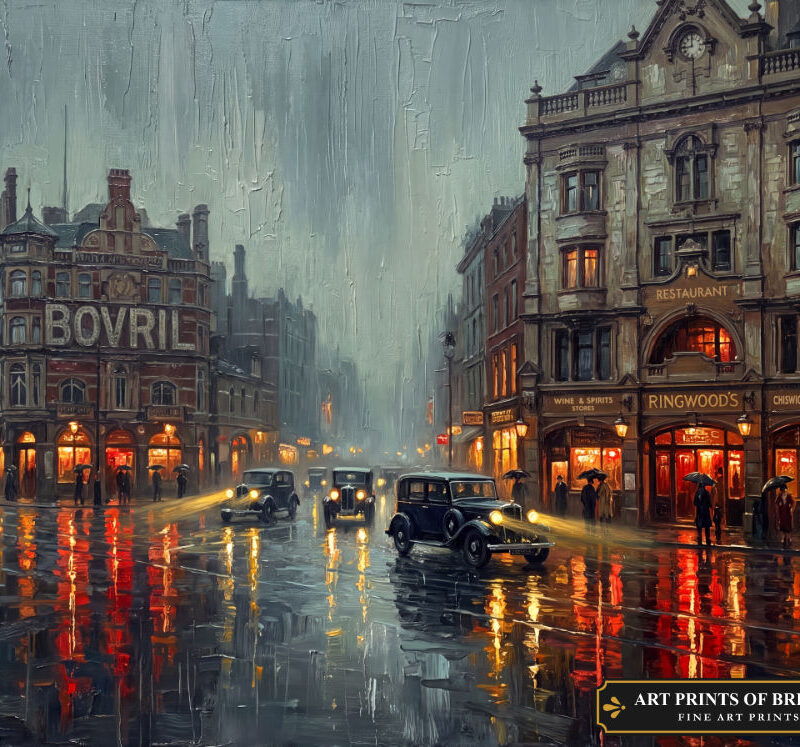 Hammersmith Town oil painting print
