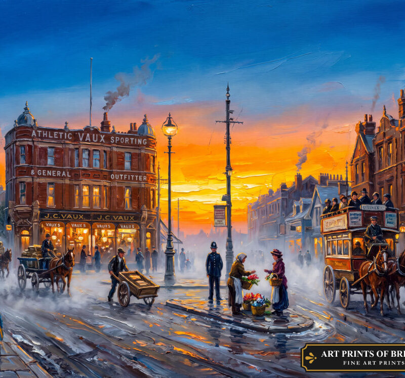 Hanwell Town oil painting print