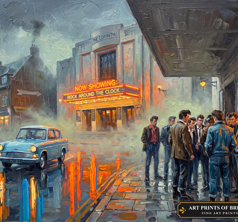 Hayes Town oil painting print