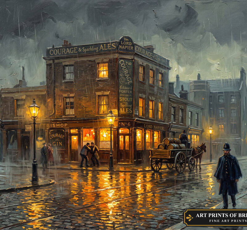 Greewich oil painting print