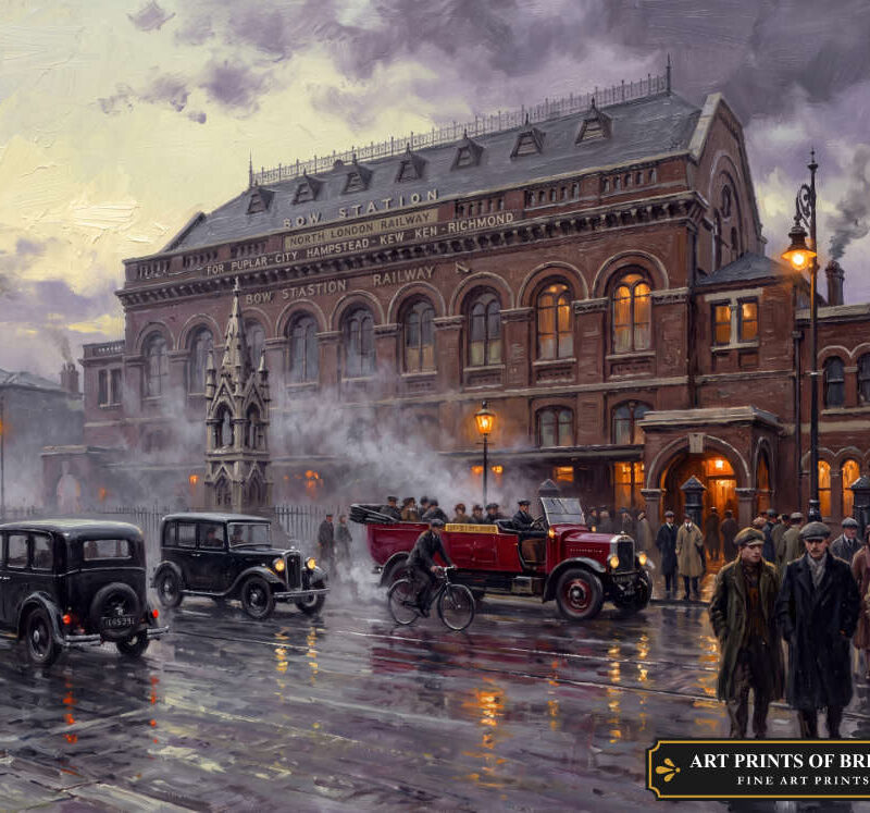 Bow,London oil painting print